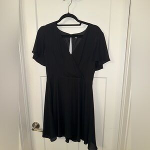 Express Black Chiffon Dress, Size 10